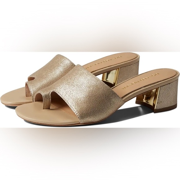 Donald J. Pliner Shoes - Donald Pliner Melrose Vintage Metallic Low Heels Platino size 8